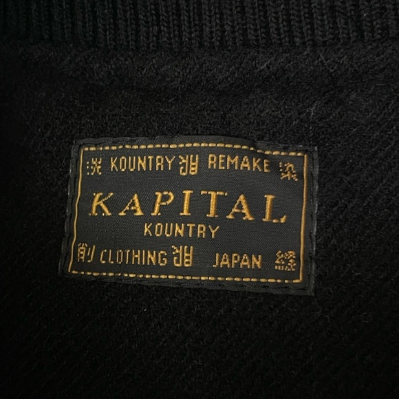 KAPITAL 40S WOOL I-FIVE VARSITY JACKET - Picture 3 of 5